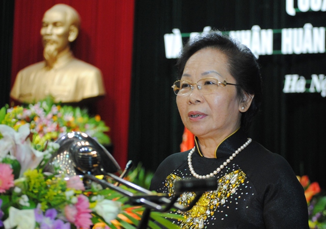 Nguyên Phó Chủ tịch nước, Chủ tịch Hội Khuyến học Việt Nam Nguyễn Thị Doan