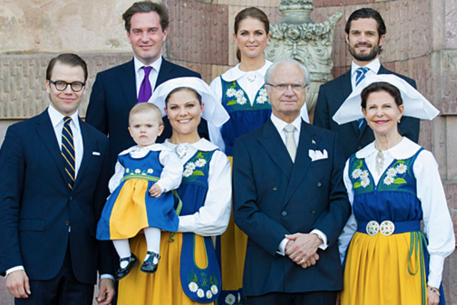 Một gia đình 3 thế hệ ở Thụy Điển