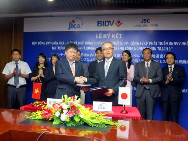 BIDV và JICA tài trợ 24 triệu USD cho dự án ''Khu nhà xưởng cho thuê''
