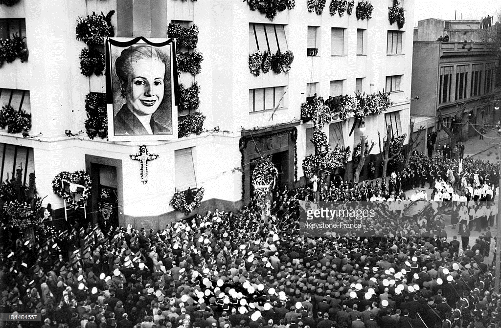 đám tang đệ nhất phu nhân Eva Perón