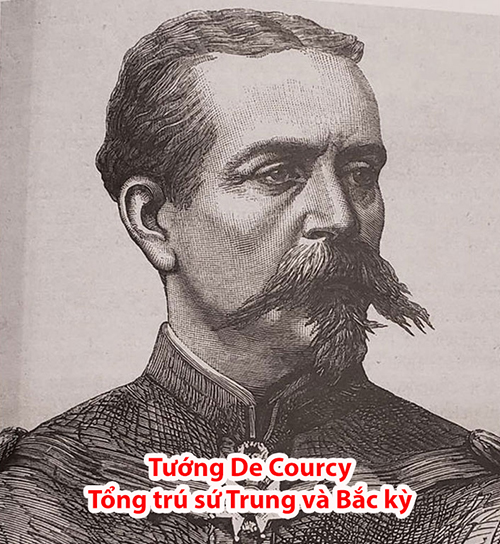 Tướng De Courcy, Tổng trú sứ Trung và Bắc kỳ