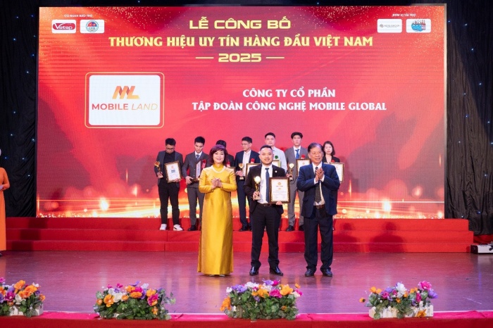 Mobile Global được vinh danh “Top Thương hiệu tiêu biểu Việt Nam 2025” – Khẳng định vị thế tiên phong trong chuyển đổi số ngành bất động sản