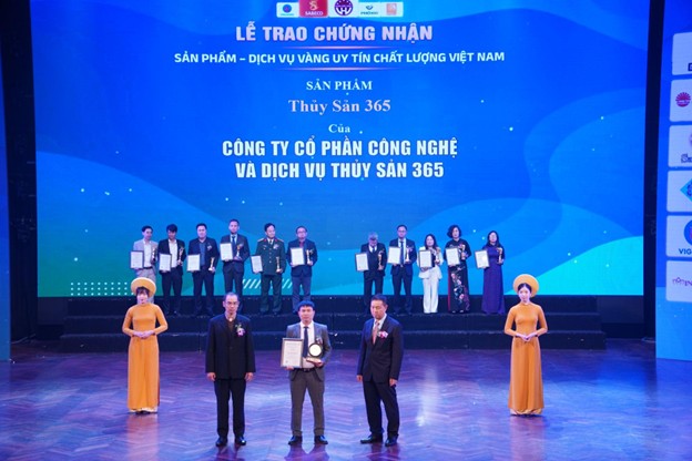 Thủy Sản 365 lọt Top 10 Sản phẩm Vàng Uy tín Chất lượng Việt Nam 2025