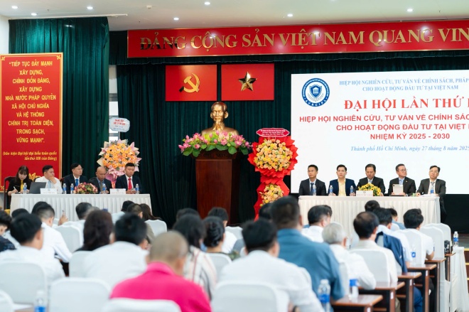 Đại hội Đại biểu lần thứ II, nhiệm kỳ 2025 – 2030 Hiệp hội Nghiên cứu, Tư vấn Chính sách, pháp luật cho hoạt động đầu tư tại Việt Nam (AVRCIPL)