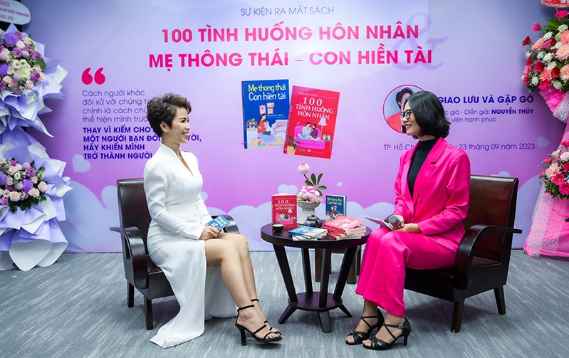 Chuyên gia Nguyễn Thủy ra mắt sách ''100 tình huống hôn nhân''