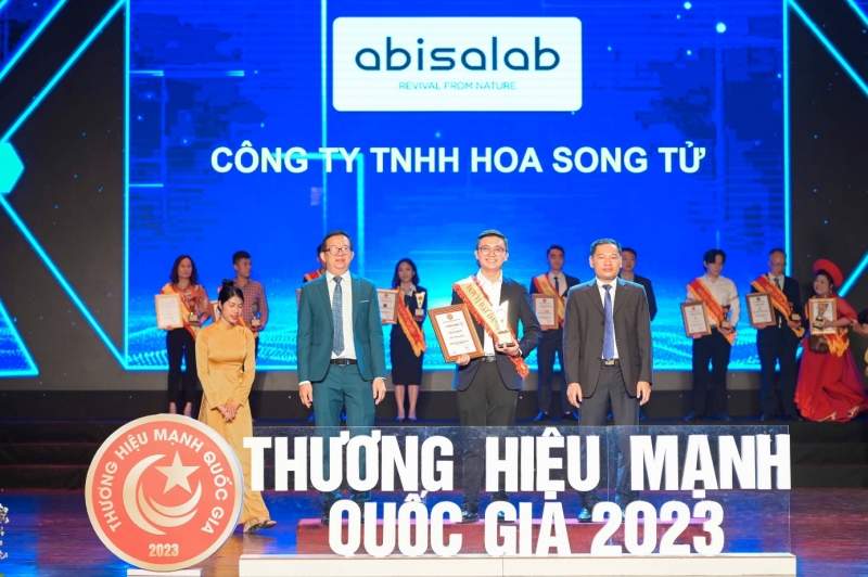 “Thương Hiệu Mạnh Quốc Gia 2023” tôn vinh Công ty TNHH Hoa Song Tử-Abisalab 