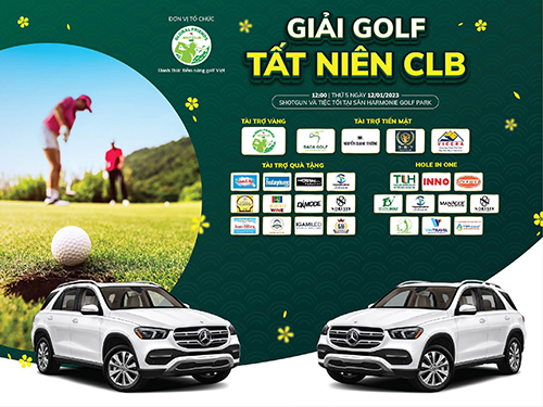 Công ty Mỹ phẩm Thái Lan Hương tài trợ giải thưởng Hole In One cho giải gollf 'Tất niên CLB' của Global Friends Golf Club Golf Club