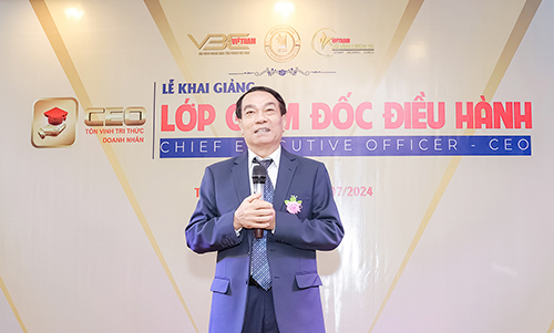 TS Bùi Văn Quyền, Chủ tịch Hội sáng chế Việt Nam, Viện trưởng viện chống hàng giả và gian lận thương mại phát biểu