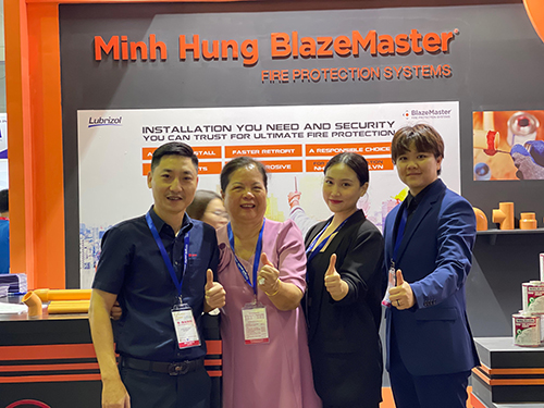 Minh Hùng Blaze Master – Ống nhựa dùng trong hệ thống chữa cháy tự động xuất hiện tại hội chợ Secutech 2022