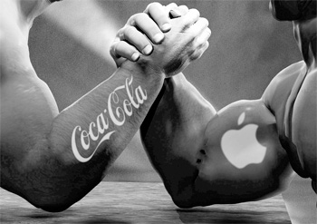 Sau 13 năm, Thương hiệu Apple đã vượt mặt Coca cola