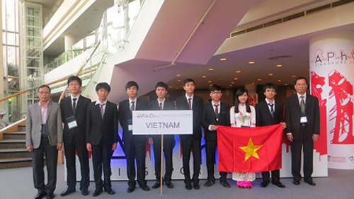Cả 8 học sinh Việt Nam tham dự Olympic Vật lý châu Á đều đạt giải